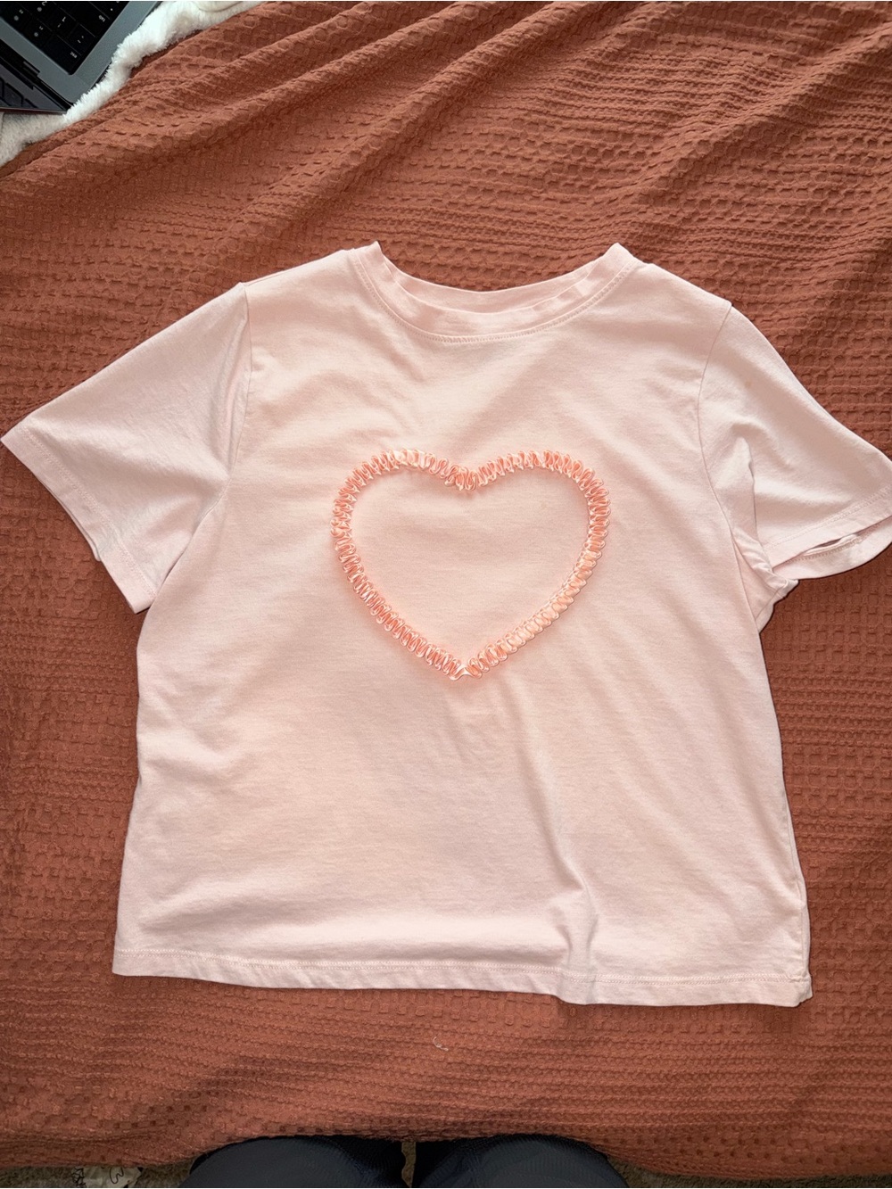 Light Pink Heart Tee